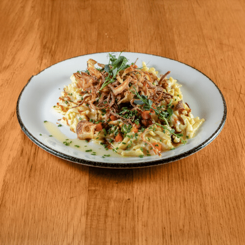 Cremige Käsespätzle (vegetarisch)
