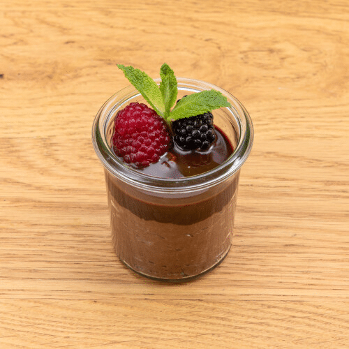 Kleines Schokoladenmousse