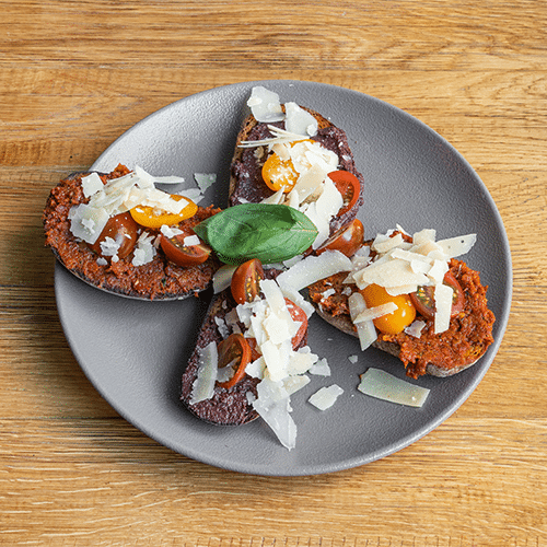 Zweierlei Bruschetta