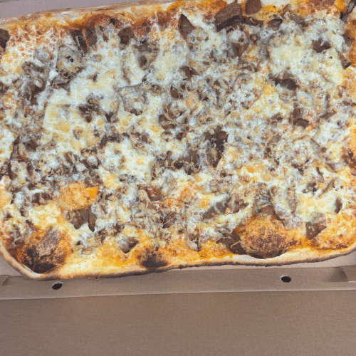 Pizza Hollandaise Dönerfleisch