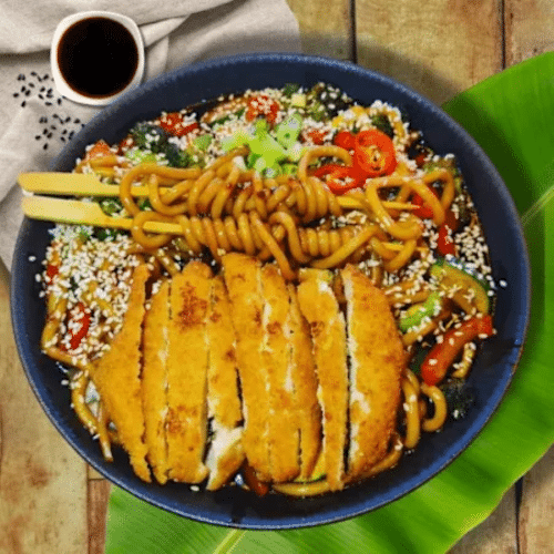 Crispy Chicken Teriyaki Udon (Neu)