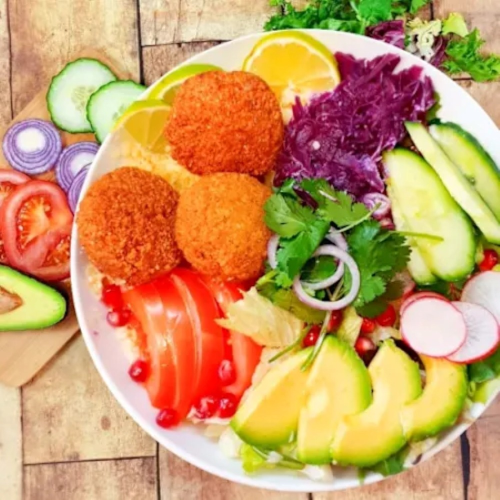 Falafel Avocado Bowl (vegan)