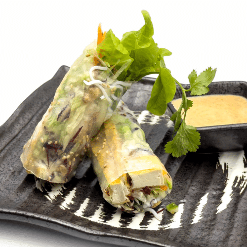 Summer Rolls - Hausgemachter Seidentofu