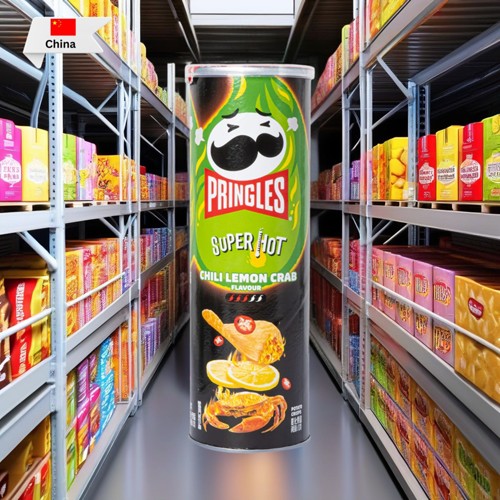 Pringles Super Hot Chili Lemon Crab 110g