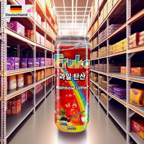 Frutti Fruko Rainbow Glitter 330ml