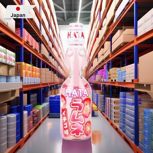Hata Kosen Ramune Strawberry 200ml
