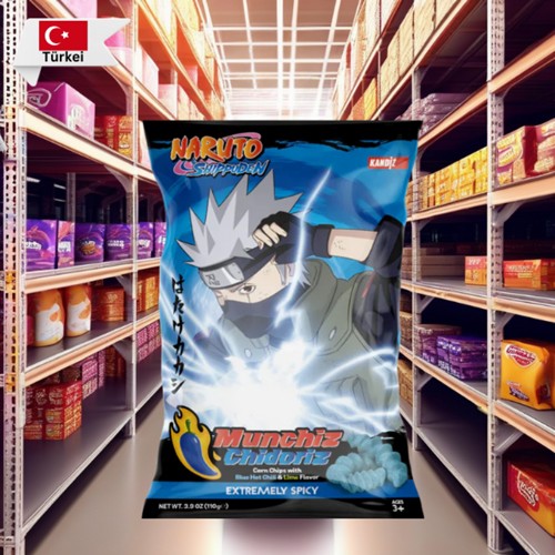 Munchiz Chidoris Blue Chilli Lime Naruto 110g