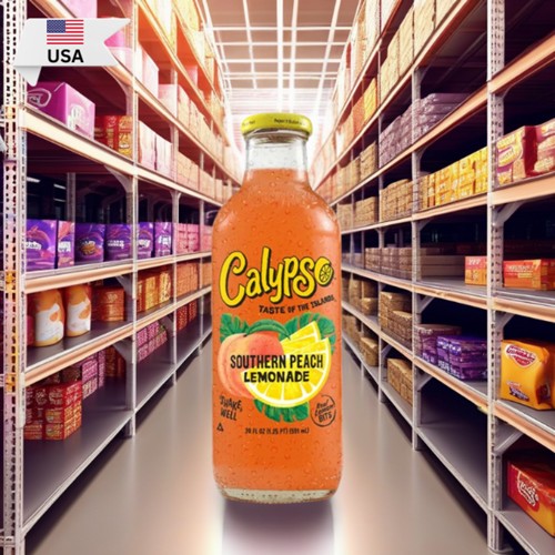 Calypso Southern Peach Lemonade 473ml