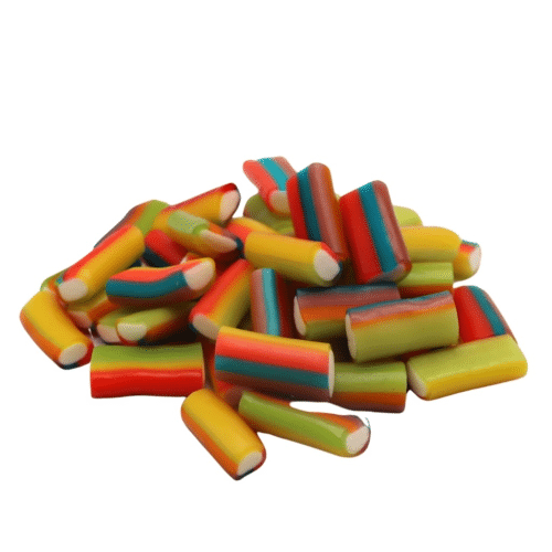 Gummilicious - Filled Rainbow Sticks 250g (Halal)