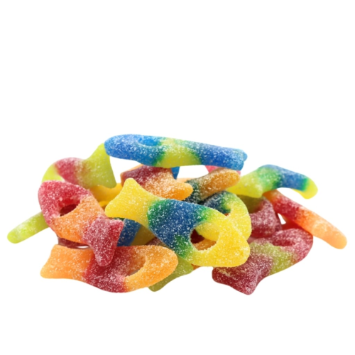 Gummilicious - Fruity Sour Fish 250g (Vegan)