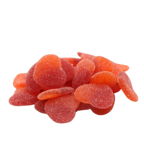 Gummilicious - Juicy Peach Hearts 500g (Halal)