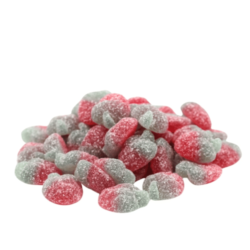 Gummilicious - Mini Fizzy Strawberries 500g (Vegan)