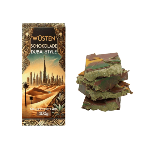 Wüsten Schokolade Dubai Style Vollmilchschokolade 100gr