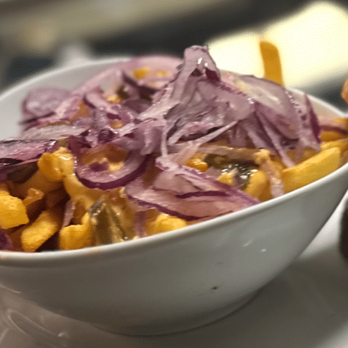 Chili-Cheese Pommes frites