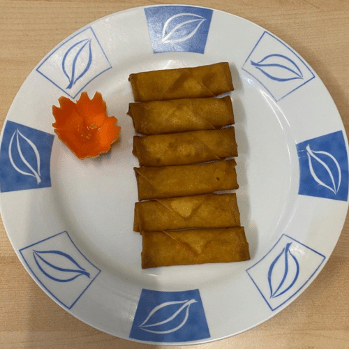 Vegetarische Mini Frühlingsrollen (6 Stück)