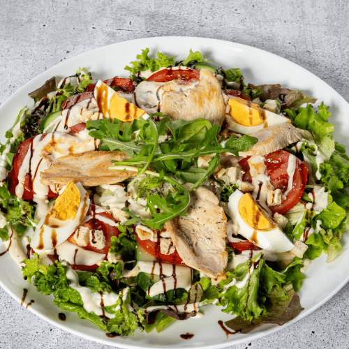 Caesar-Salat mit Hühnchen