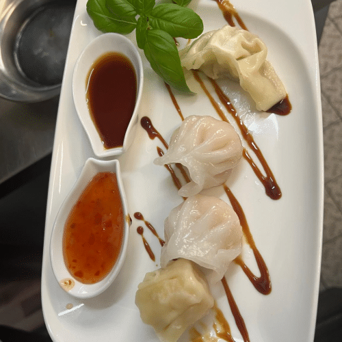 Hähnchen Dumplings