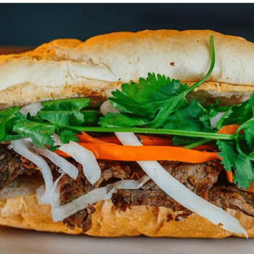 Vietnamesische Baguette mit Ente