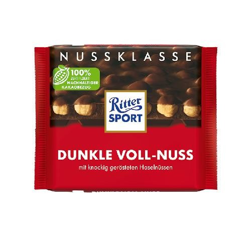 Ritter Sport Nuss-Klasse Dunkle Voll-Nuss 100g