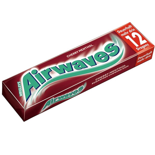 Wrigleys Airwaves Cherry Menthol Kaugummi 16.8g