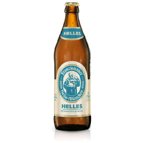 Franziskaner Hefeweizen hell 0.5l (MEHRWEG)