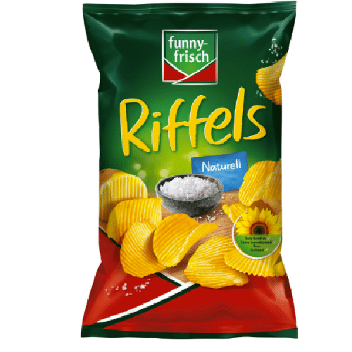 Funny-Frisch Riffels Gesalzen 150g