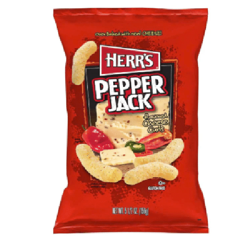 Herr's Pepper Jack Cheese Curls 156g