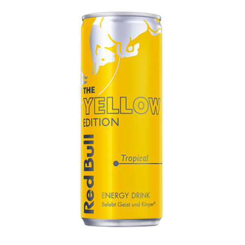 Red Bull Yellow Edition Tropical 250ml.