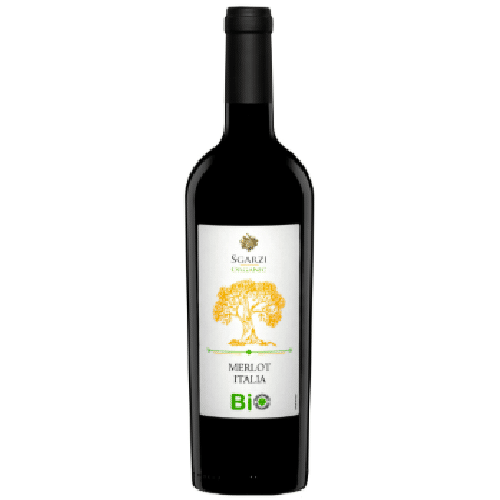 Sgarzi Bio Merlot Italienischer Rotwein - trocken