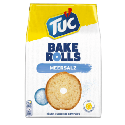 Tuc Bake Rolls Meersalz 150g