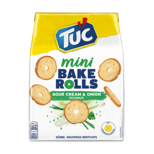 Tuc Bake Rolls Sour Cream & Onion 150g