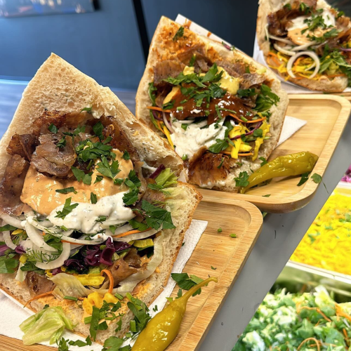 Kebab mit extra Fleisch