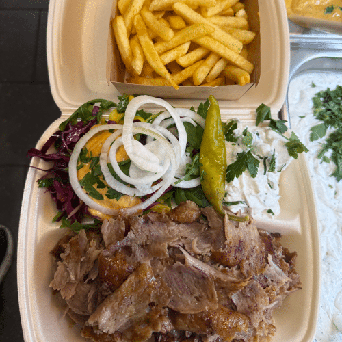 Kebab-Teller