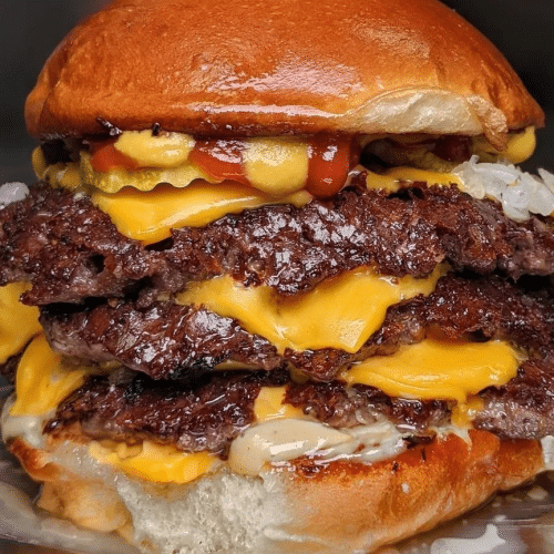 Triple Smash Burger