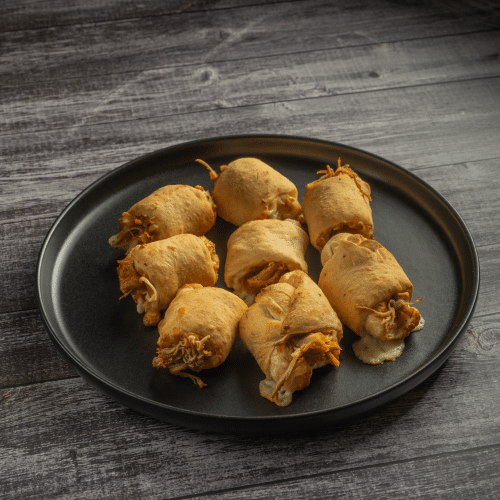 Pizzabrötchen mit Pulled Turkey