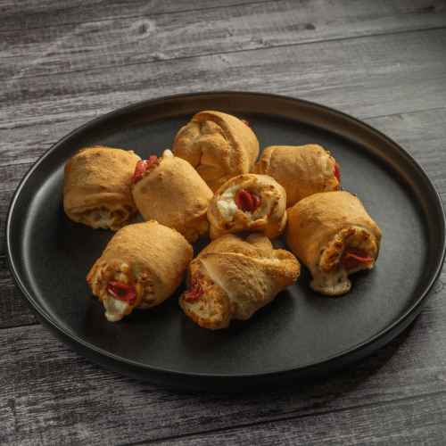 Pizzabrötchen Vegan Salami