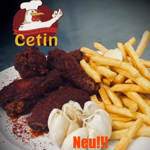 Chicken Wings Menü (6 Stück)