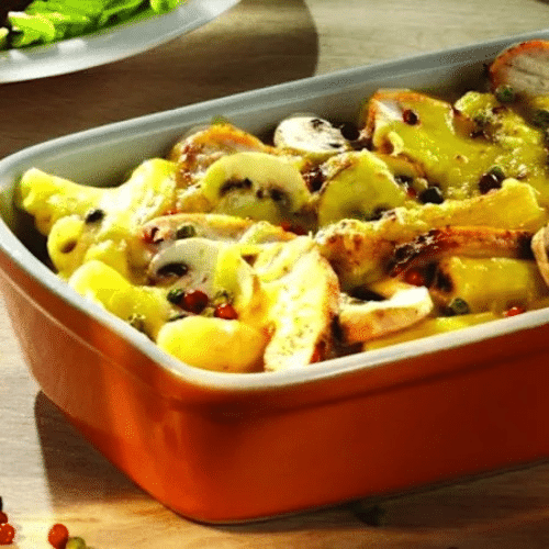 Hähnchen- Gratin