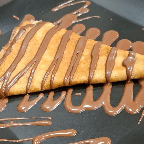 Crêpes mit Schokolade