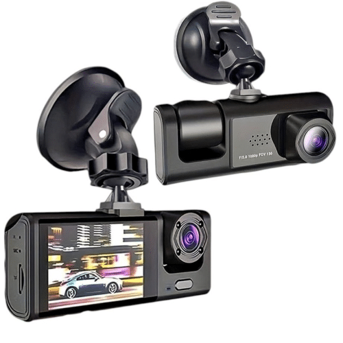 Dashcam mit Ir nachtsicht Loop Ips bildschirm 2 Kamera