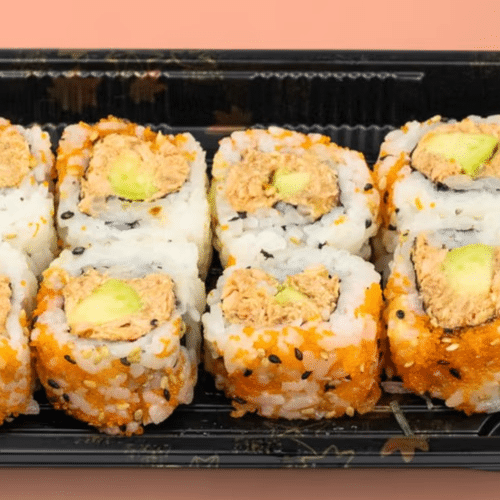 Gekochter Thunfisch Inside Out Roll