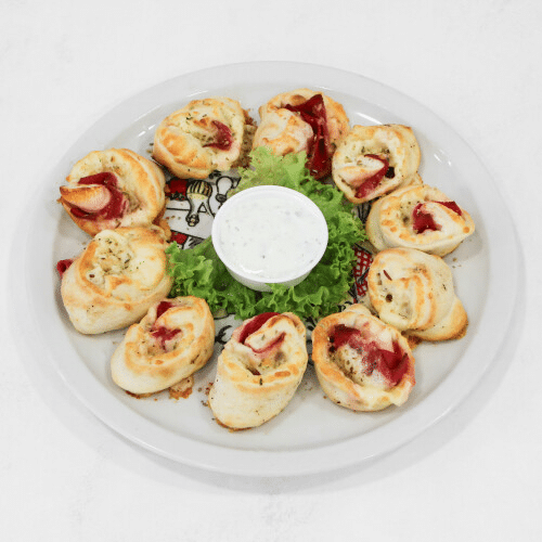 Pizzabrötchen Salami