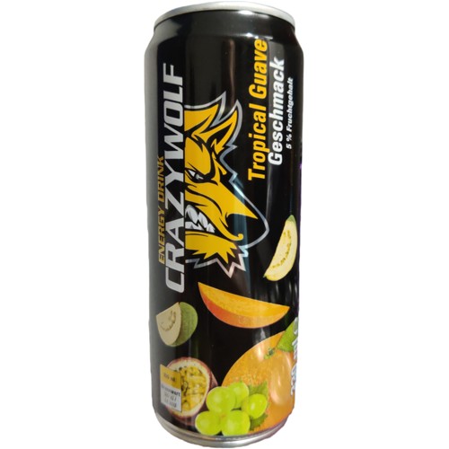 Crazywolf Energy Drink Tropical Guave 0.33l (EINWEG)