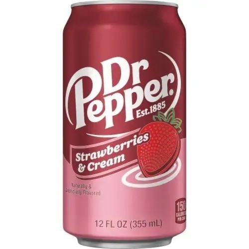 Dr Pepper Strawberries Cream 0.355l (EINWEG)