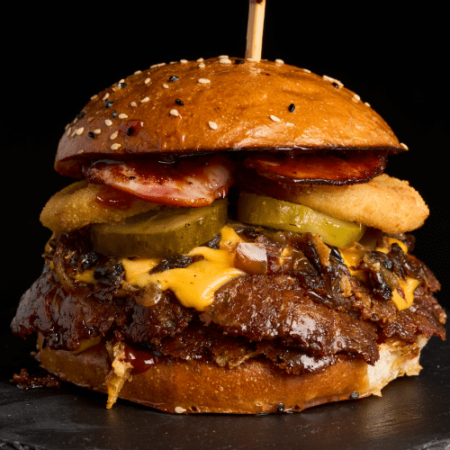 Barbecue Smash Burger