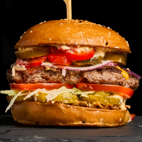 Chili-Cheeseburger (scharf)