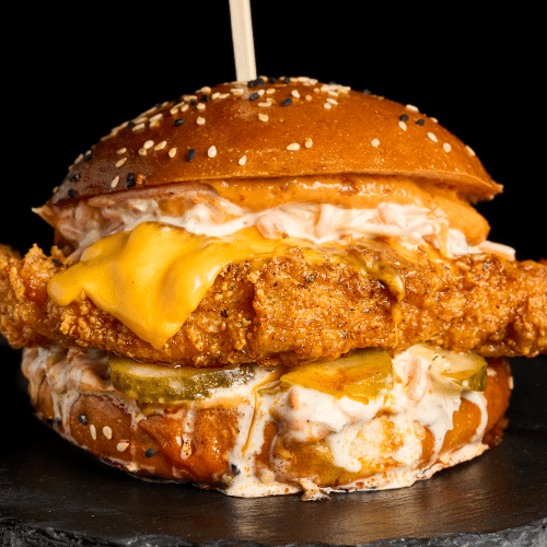 Nashville Hot Chicken Burger (scharf)