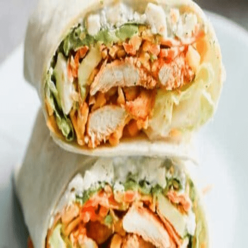 Spicy Chicken Nuggets Wrap (scharf)