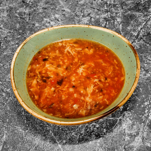 Pikante Suppe (süß-sauer-scharf)