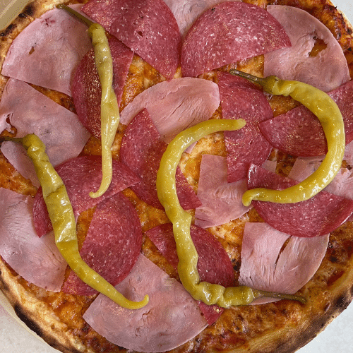 Pizza Schinken-Salami